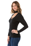 KINSEY TOP (BLACK)- VT1583