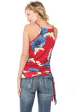 CRANE CAMI TOP (Red)- VT2218