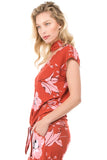 MAREN TOP (Wine)- VT2238