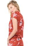 MAREN TOP (Wine)- VT2238