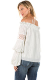 AVERY OFF SHOULDER TOP (OFF White)- VT2246