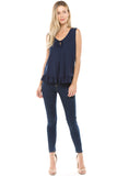 BEYONCE CAMI (Navy)- VT2401