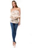 BEYONCE TUBE TOP (PASTEL CAMO)- VT2408