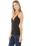 CALLIOPE WRAP CAMI (BLACK)- VT2430