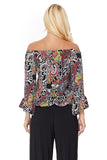 NIKI OFF SHOULDER TOP (MULTI)- VT2509-NIKI