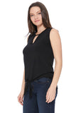 SOLID NINA FR TIE CAMI (BLACK)- VT2511