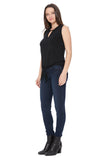 SOLID NINA FR TIE CAMI (BLACK)- VT2511