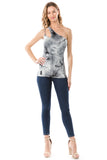 ARIA ASYMMETRICAL TOP (GREY)- VT2526