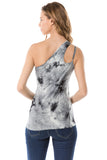 ARIA ASYMMETRICAL TOP (GREY)- VT2526