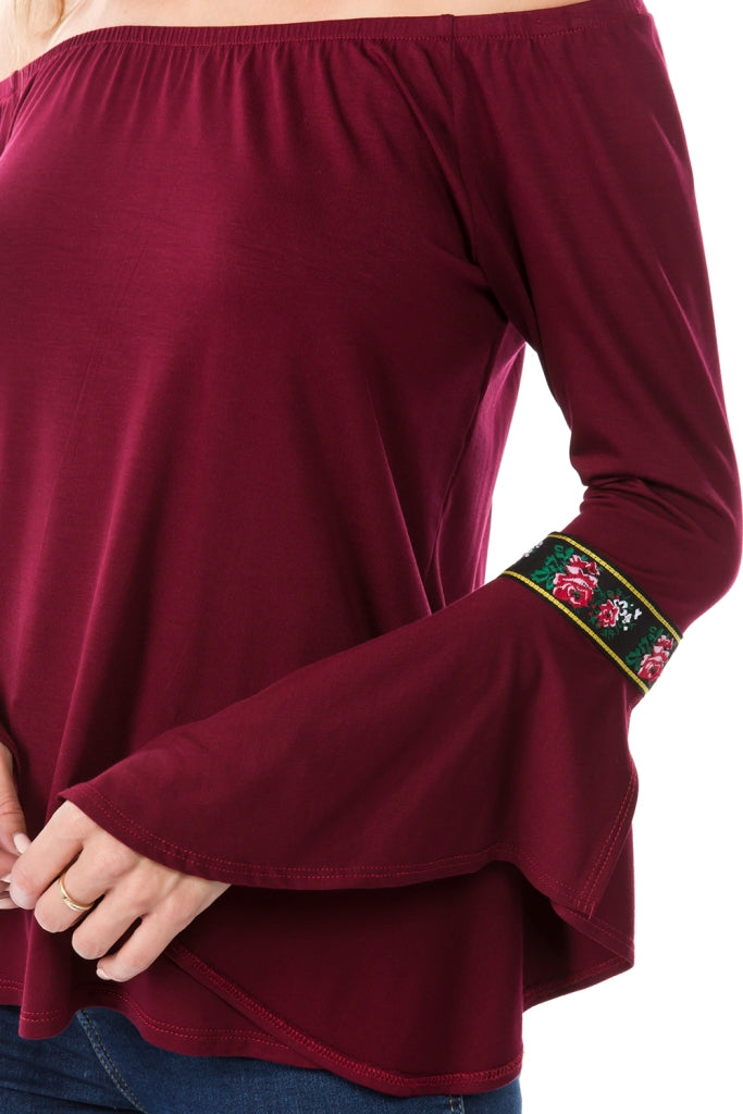 AGNES TOP (D. WINE)-VT2567T