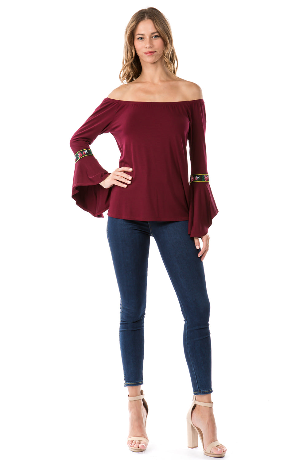 AGNES TOP (D. WINE)-VT2567T
