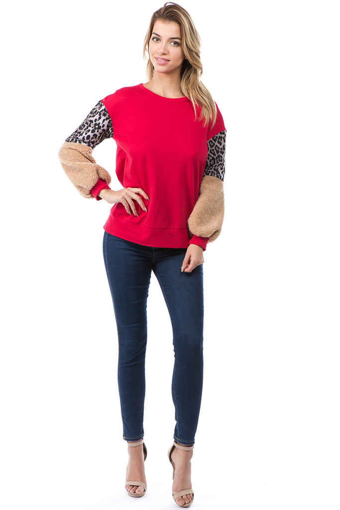 AMALIA TOP (RED)-VT2644