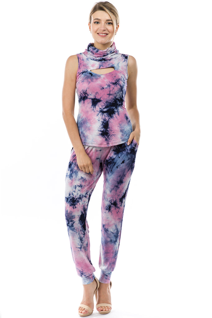 ALESSIA PANTS (SUMMER NIGHT TIE DYE)-VP2726T