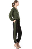 AGNES PANTS (BRUSH BLACK/BRUSH OLIVE)-VP2769