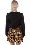 Pre-Order: 2021/03/15 EDITH FRONT TWISTED TOP (BLACK)-VT2804