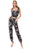 STELLA TUBE WITH STRAP TOP (BLUE CAMO)- VT2914