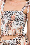 STELLA TUBE WITH STRAP TOP (WHITE LEOPARD)- VT2914