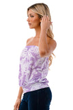SASKIA TUBE TOP (LAVENDA FLORAL)- VT2924