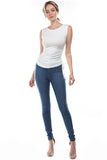 Copy of LILY SIDE DRAWING STRING TOP (IVORY)- VT2941