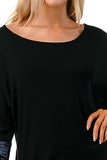 MILLIE SMOKING  CUFFS TOP (BLACK / BLUE CAMO)- VT3041