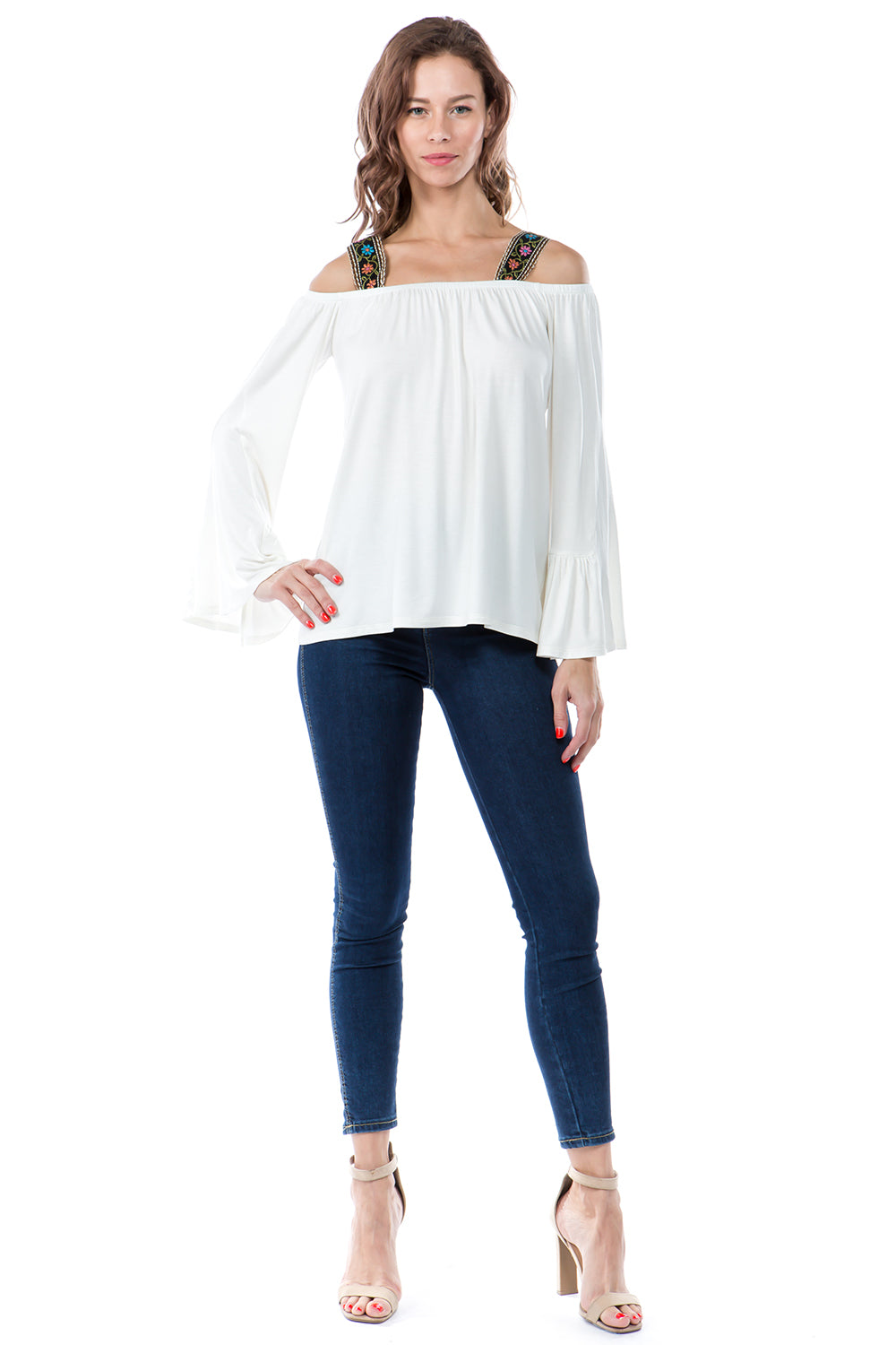 RACHEL TOP (IVORY)- VT7661N