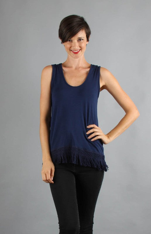 Solid Tank Top-VT9155 S