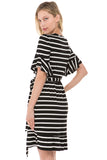MARY WRAP DRESS (Black)- VD2197